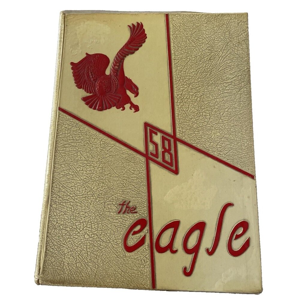 Treadwell High School 1958 Yearbook "The Eagle" Signed Volume XVII Memphis TN